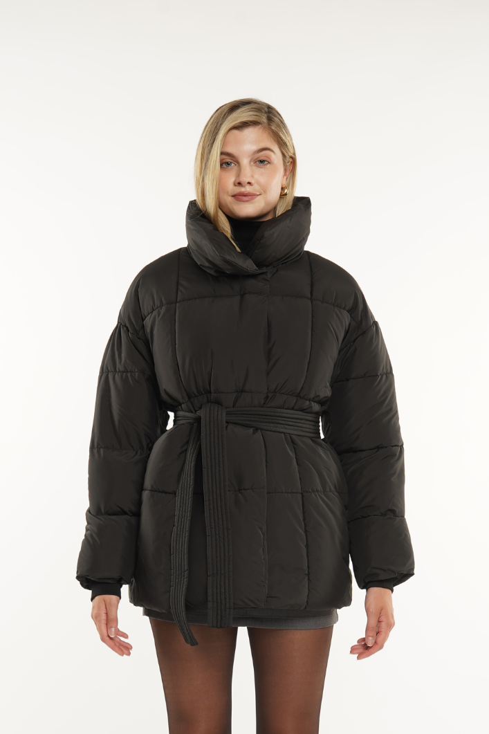 Lisa Belted Puffer Jacket