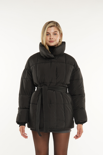 Lisa Belted Puffer Jacket