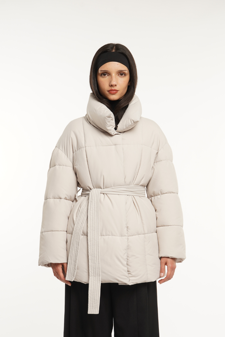 Lisa Belted Puffer Jacket