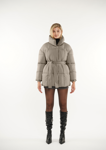 Lisa Belted Puffer Jacket