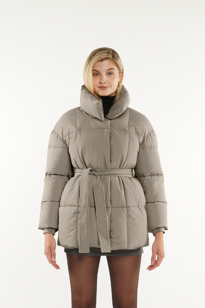 Lisa Belted Puffer Jacket