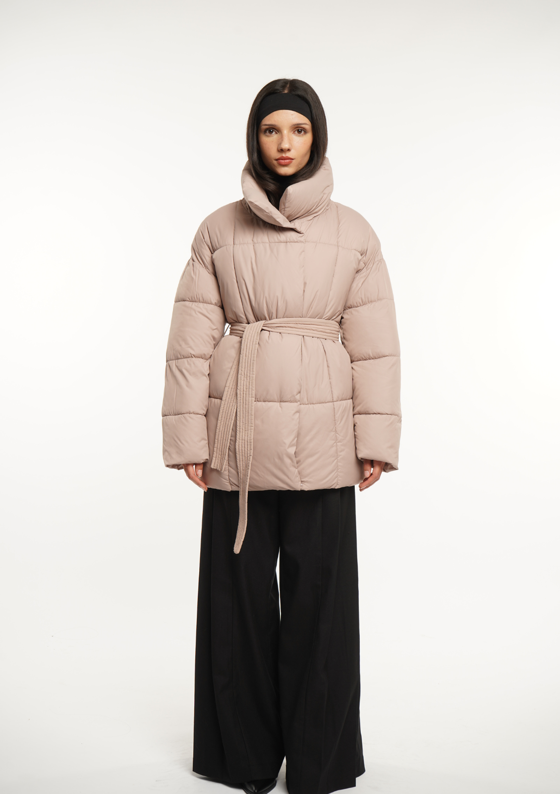 Lisa Belted Puffer Jacket