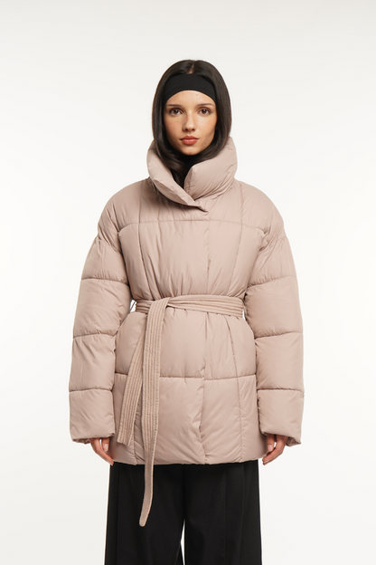 Lisa Belted Puffer Jacket