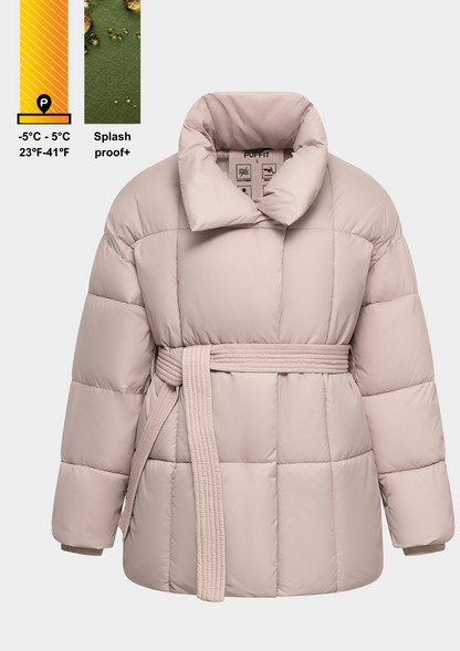 Lisa Belted Puffer Jacket