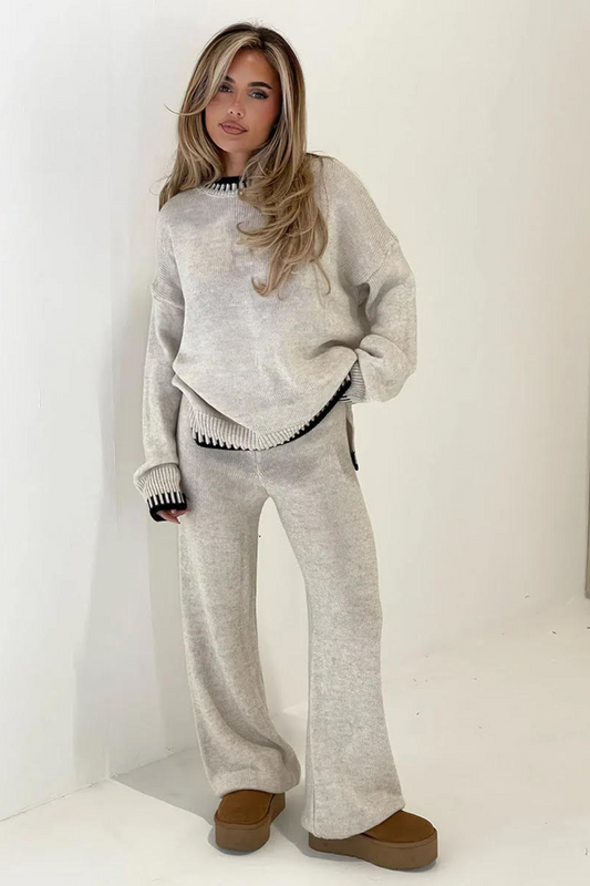 Livia | Knit Jumper & Trouser Set