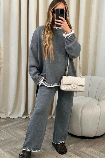 Livia | Knit Jumper & Trouser Set