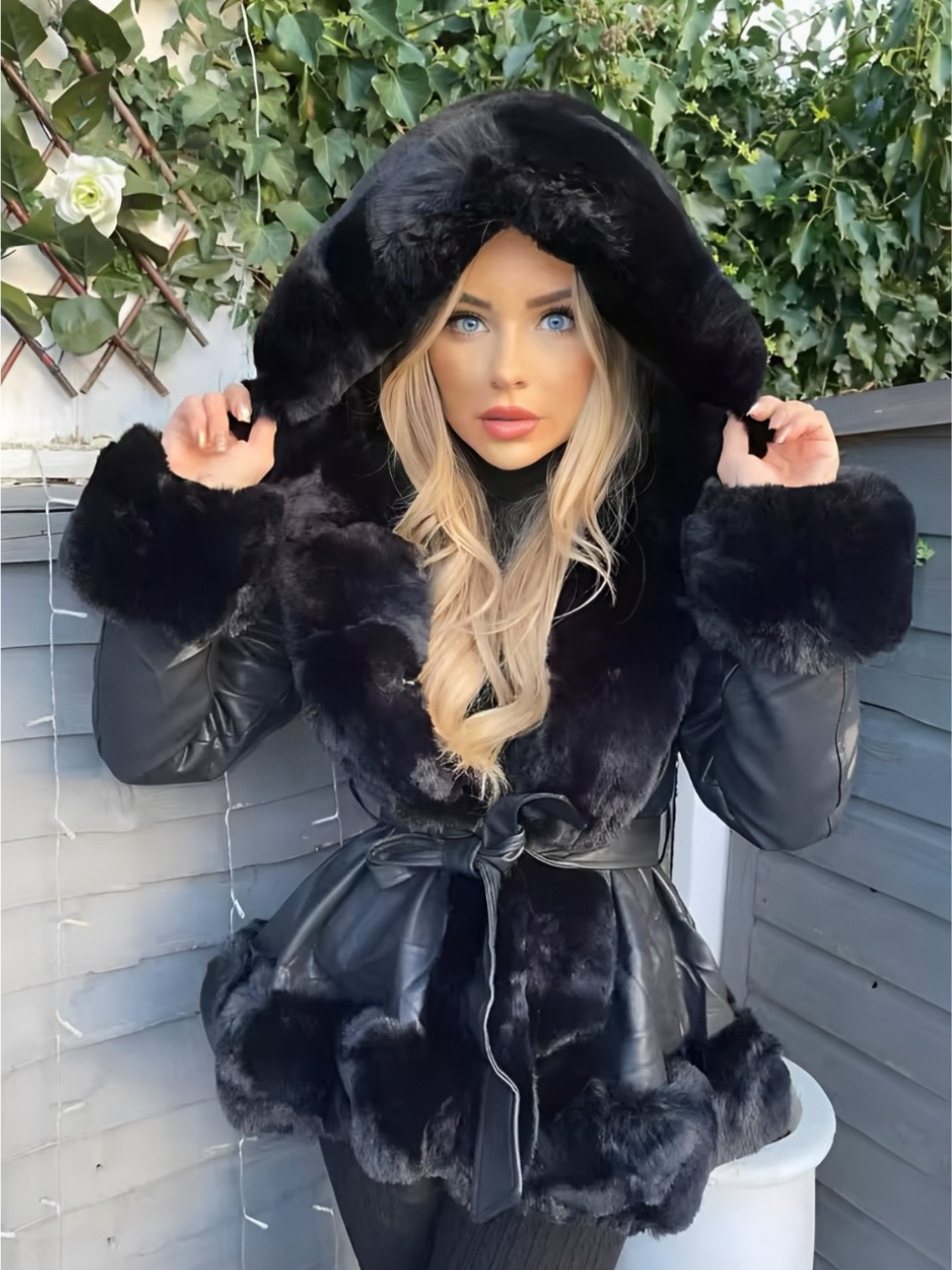 Lina | Faux Fur Winter Coat