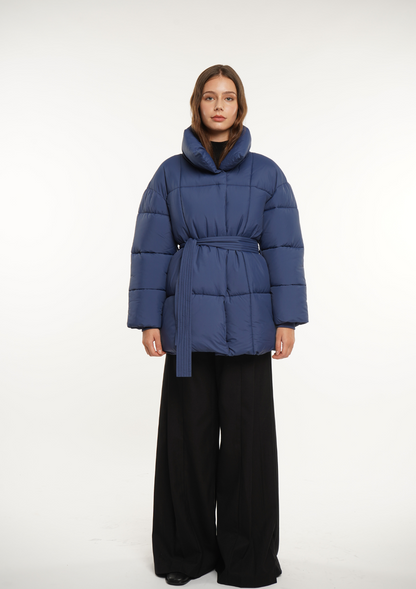 Lisa Belted Puffer Jacket