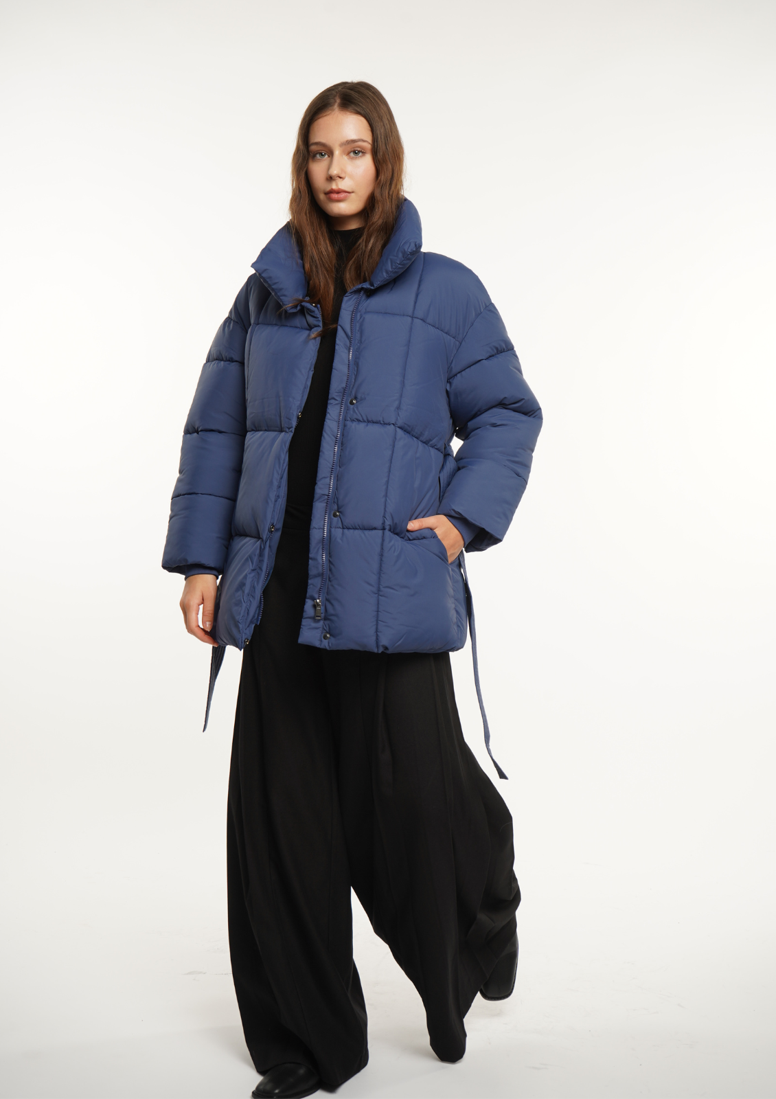 Lisa Belted Puffer Jacket