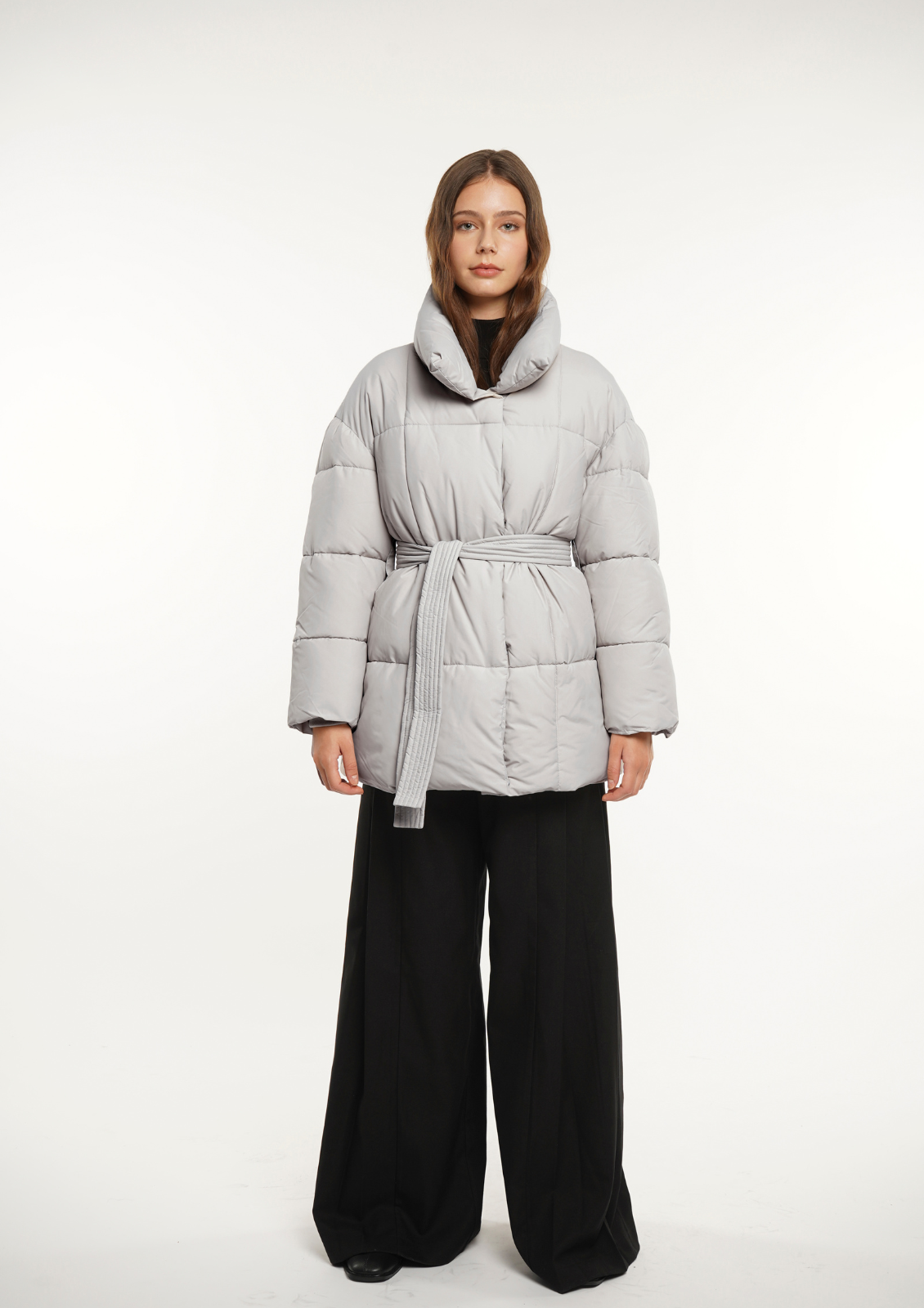 Lisa Belted Puffer Jacket